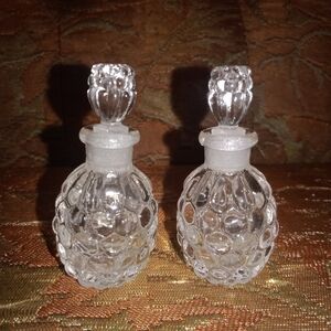 Vintage Perfume Glass Bottles